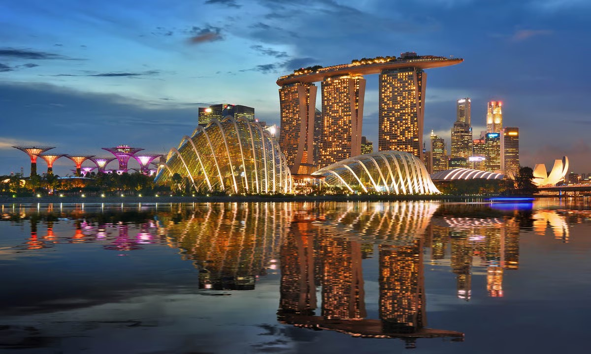 新加坡后宫网 SGHAREM 官方网站首页主视觉 — 狮城夜色与品牌氛围